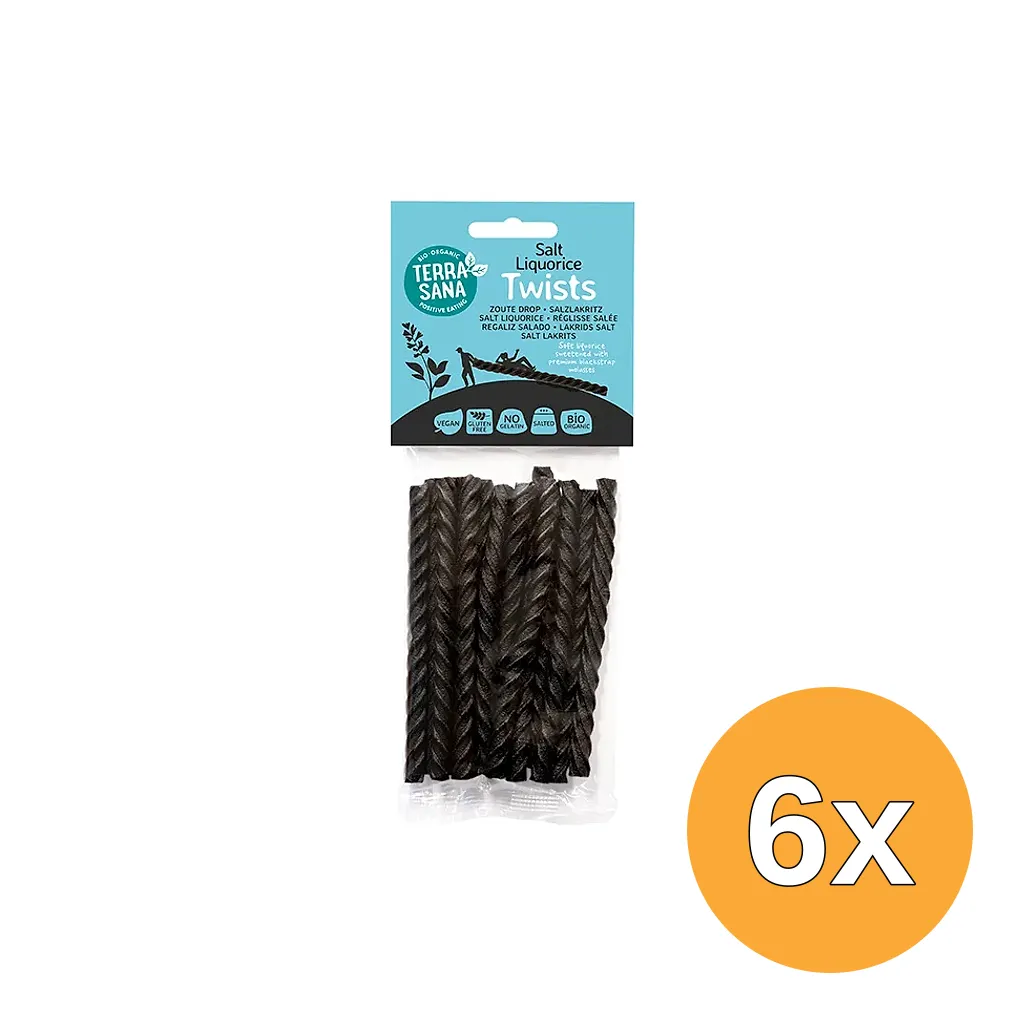 6x Terrasana Twists Zout Bio (100 gr)