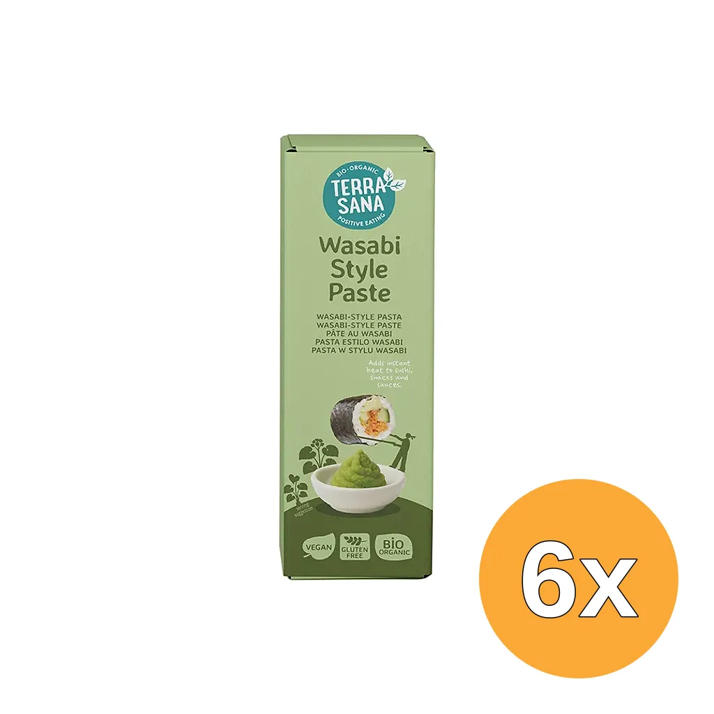 6x Terrasana Wasabi-Style Pasta (50 gr)