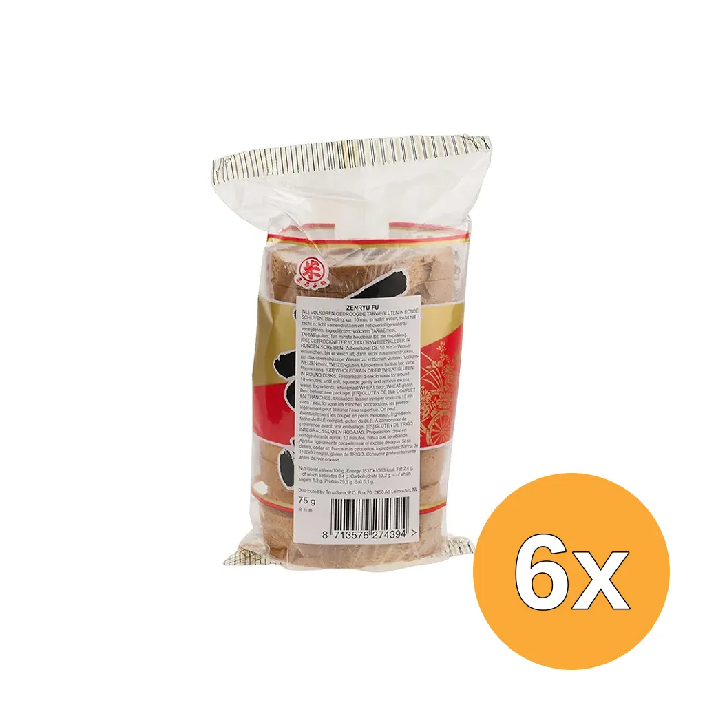 6x Terrasana Zenryu Fugrote Rondjes (75 gr)