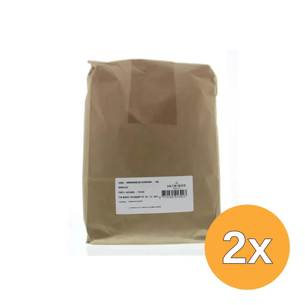 2x Jacob Hooy Damiana Blad Gesneden (1000 gr)