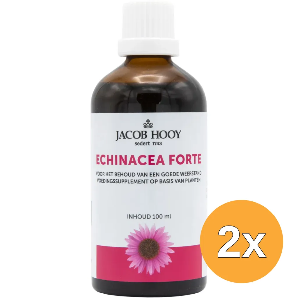 2x Jacob Hooy Echinacea Forte (100 ml)