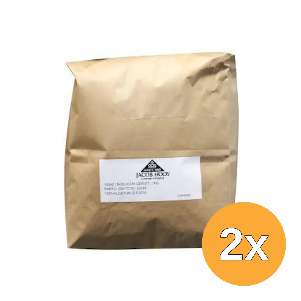 2x Jacob Hooy Basilicum Gerist (1000 gr)
