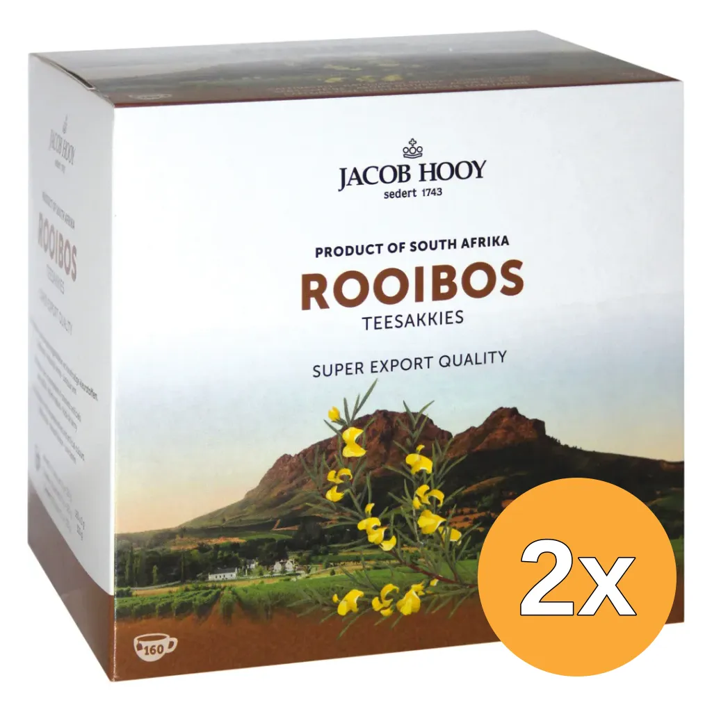 2x Jacob Hooy Rooibosthee Jubileum Doos (1 stuk)