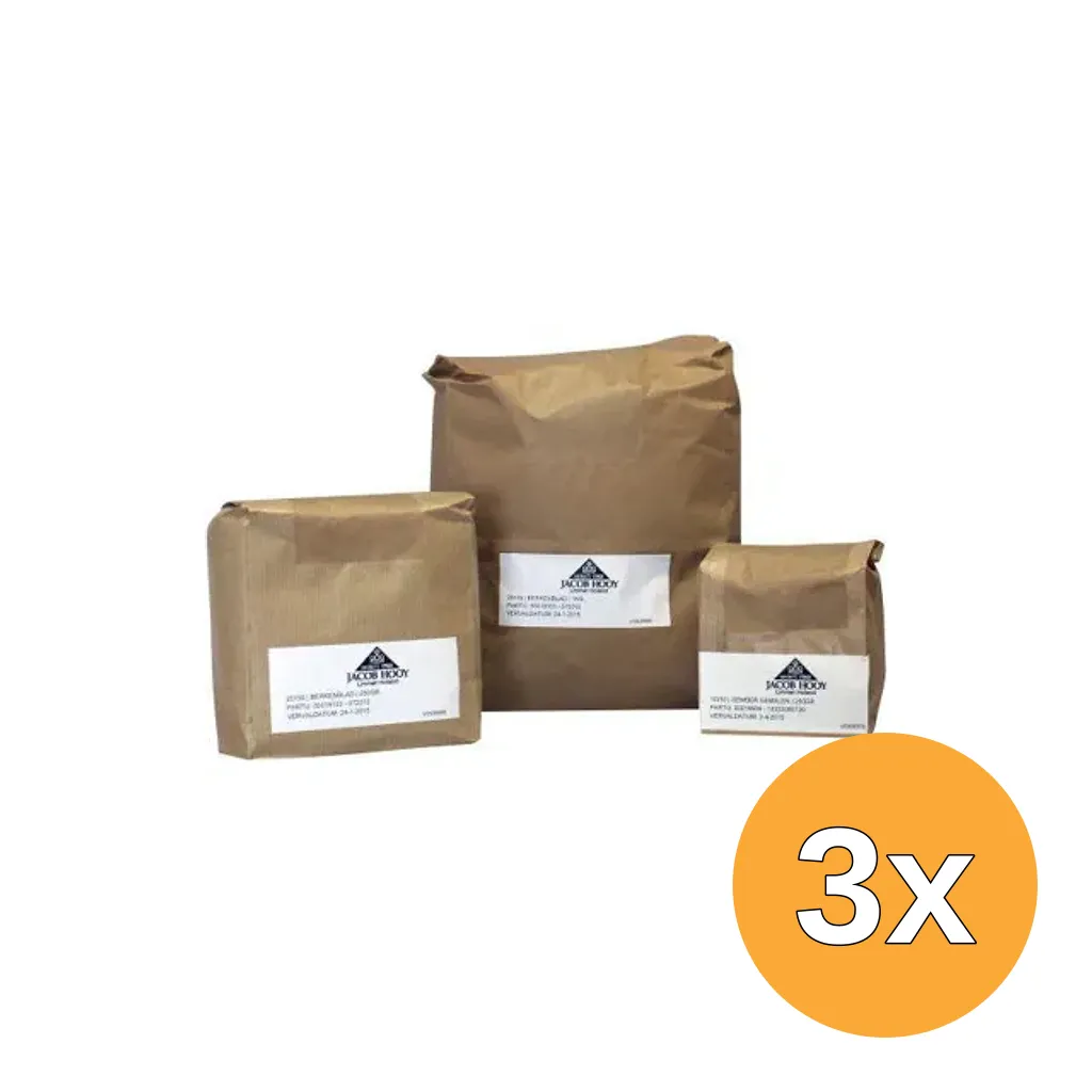 3x Jacob Hooy Pepermuntblad heel 1e kwaliteit (250 gr)