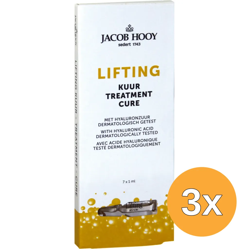 3x Jacob Hooy Lifting Kuur (7 x 1 ml)