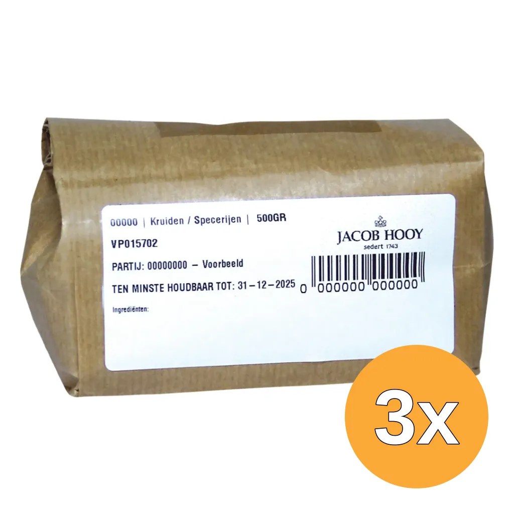 3x Jacob Hooy Tijm gerist (500 gr)
