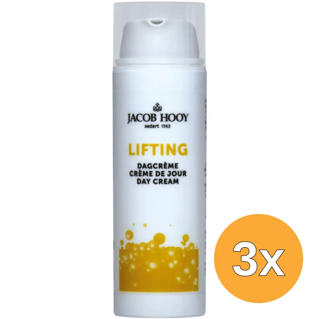 3x Jacob Hooy Lifting Dagcrème (50 ml)