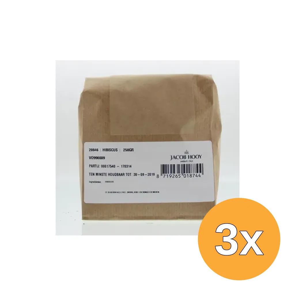 3x Jacob Hooy Hibiscus Heel (250 gr)