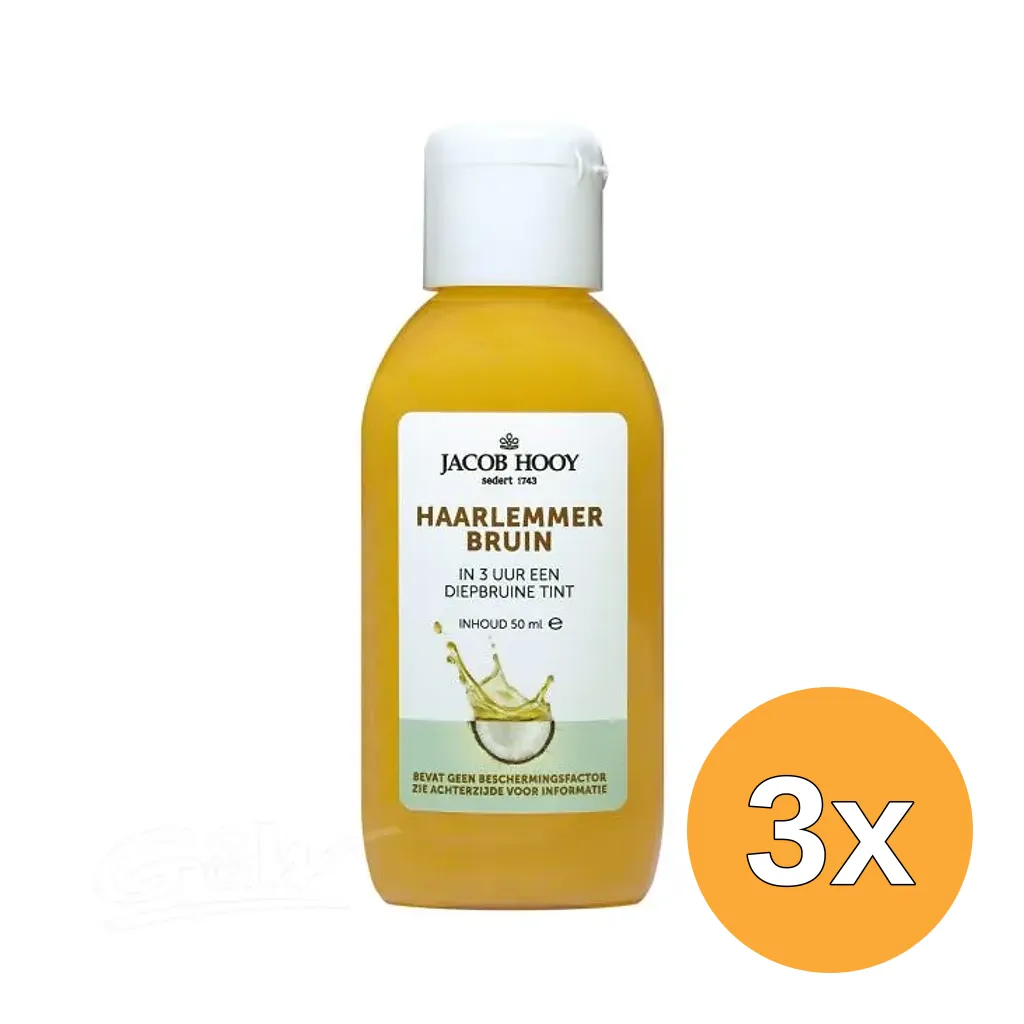 3x Jacob Hooy Haarlemmerbruin Mini (50 ml)