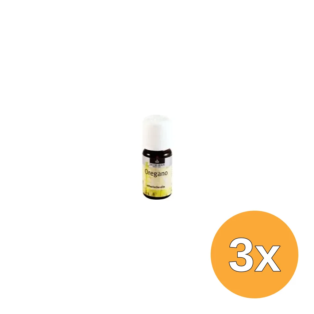 3x Jacob Hooy Oregano olie (10 ml)