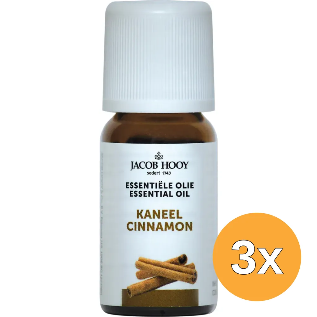 3x Jacob Hooy Kaneel olie (10 ml)