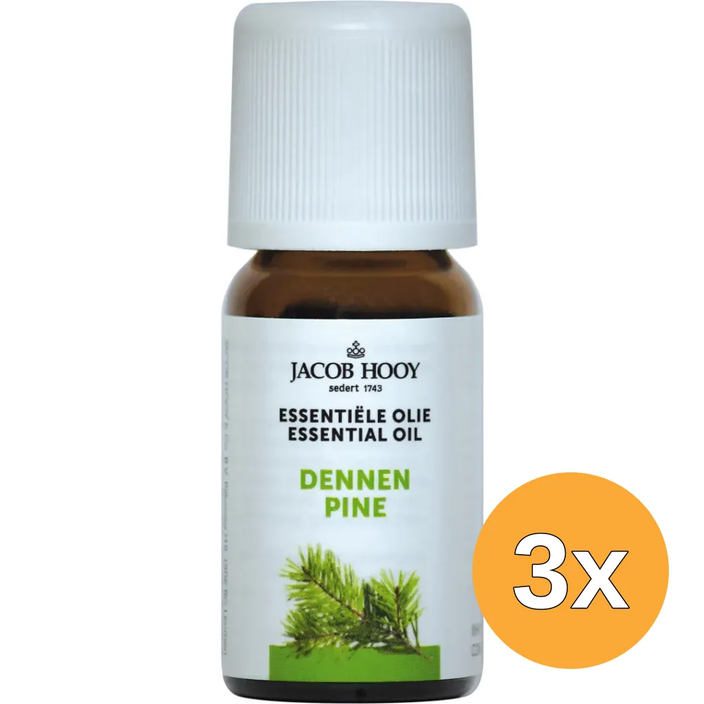 3x Jacob Hooy Dennen olie (10 ml)