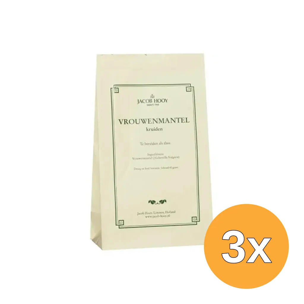 3x Jacob Hooy Vrouwenmantel (60 gr)