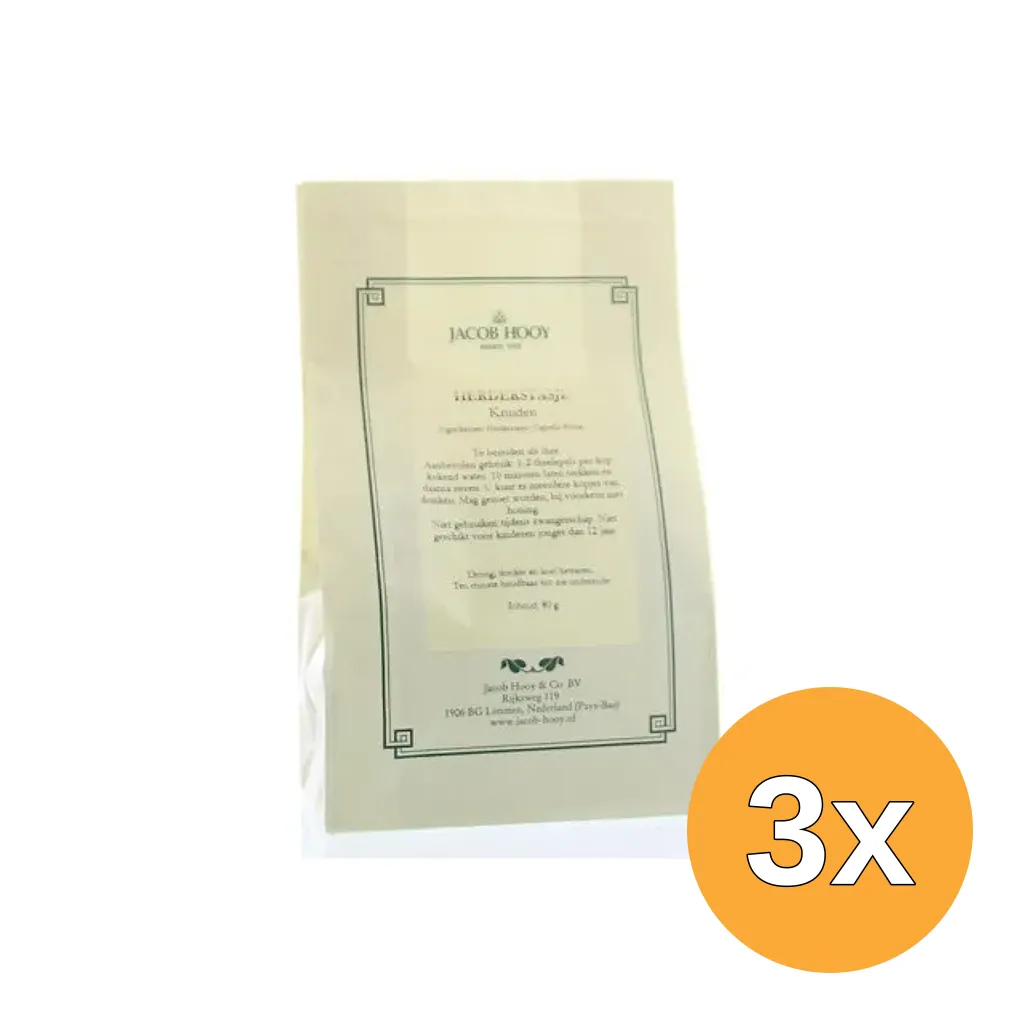 3x Jacob Hooy Herderstasje Thee (80 gr)