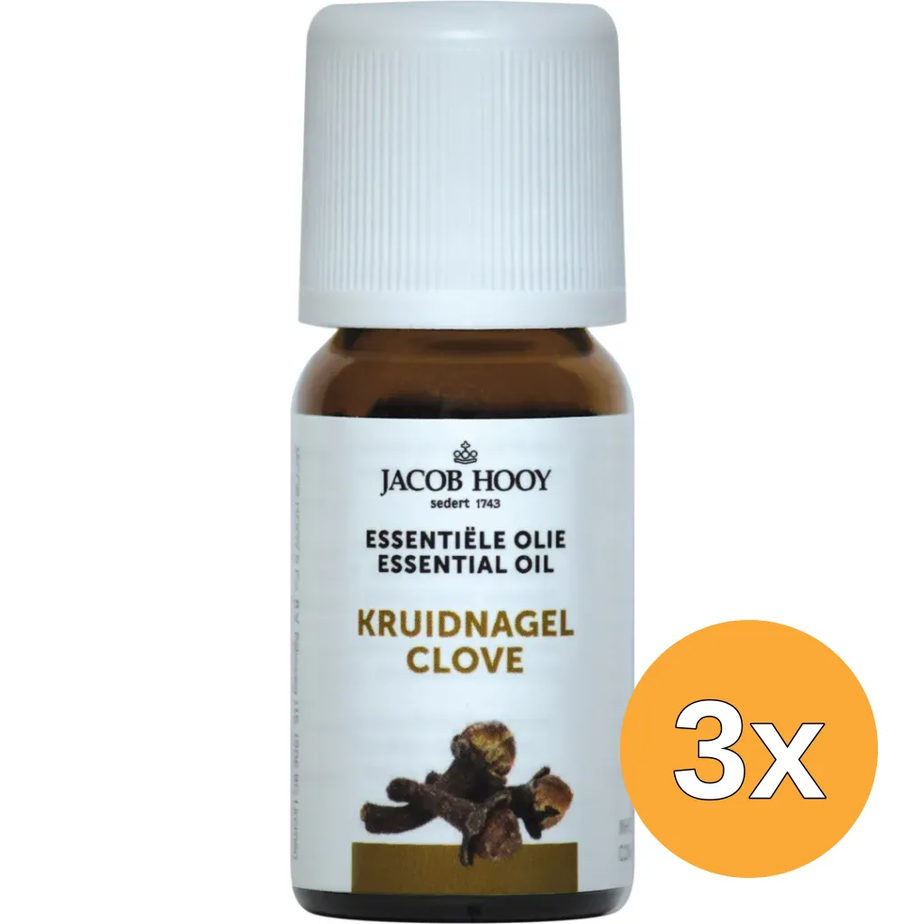 3x Jacob Hooy Kruidnagel olie (10 ml)