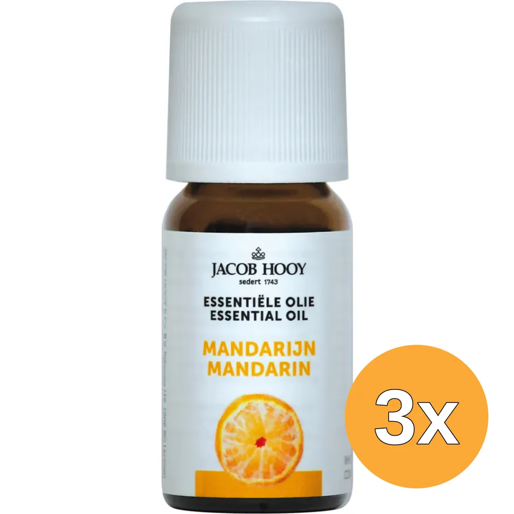 3x Jacob Hooy Mandarijn olie (10 ml)