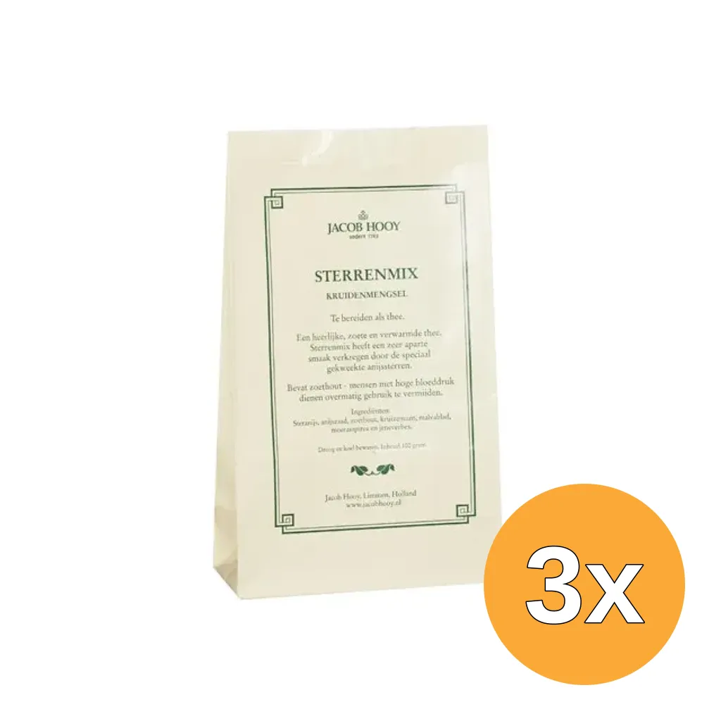 3x Jacob Hooy Sterrenmix (100 gr)