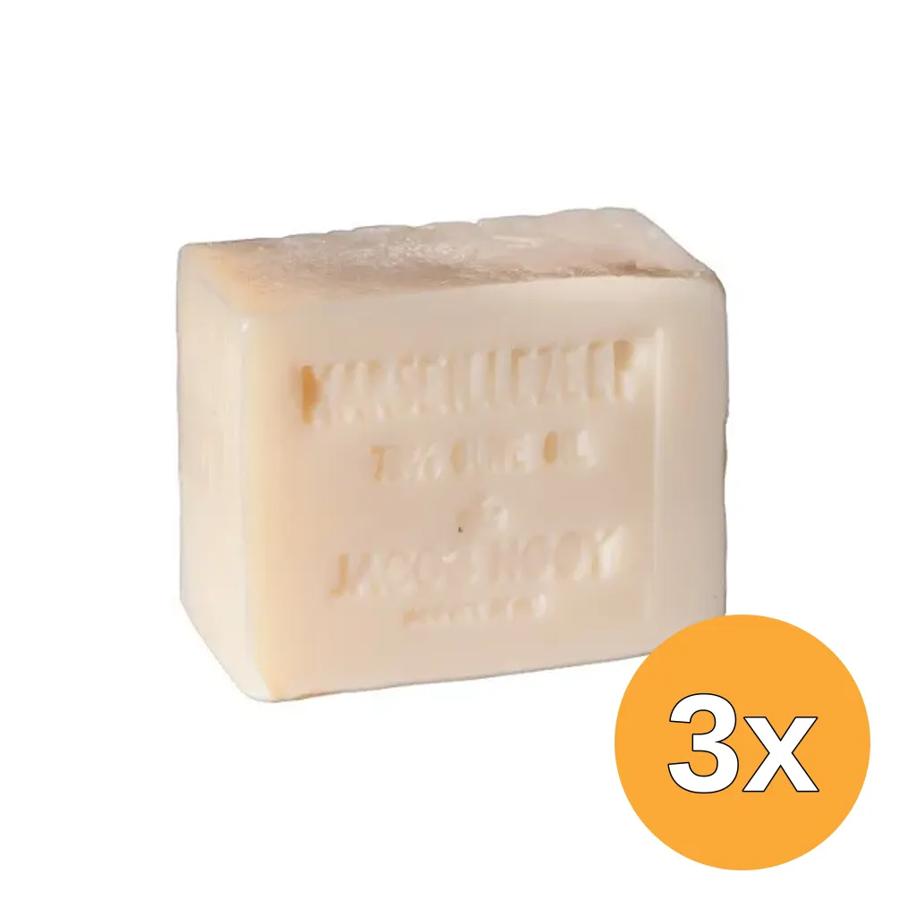 3x Jacob Hooy Marseille Zeep Niet Vloeibaar (240 gr)