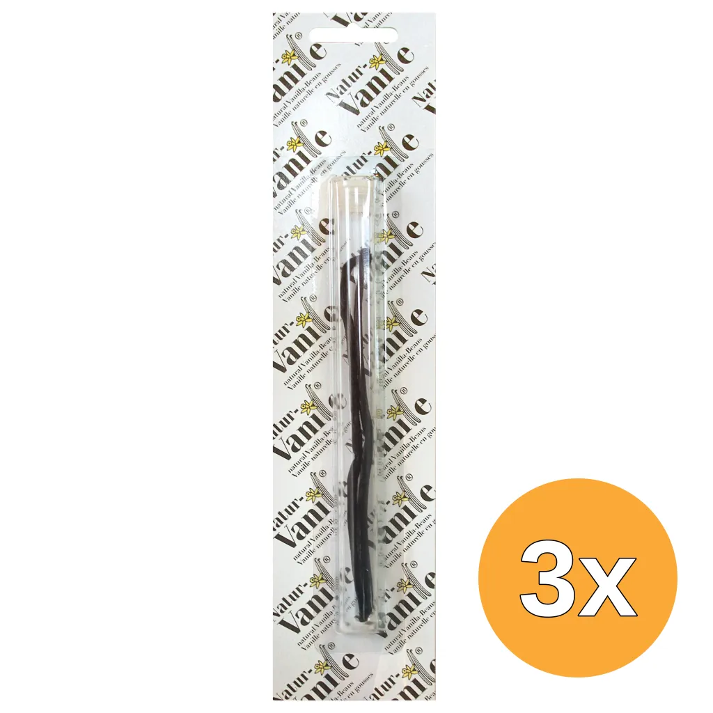 3x Jacob Hooy Vanillestokjes (2 stuks)