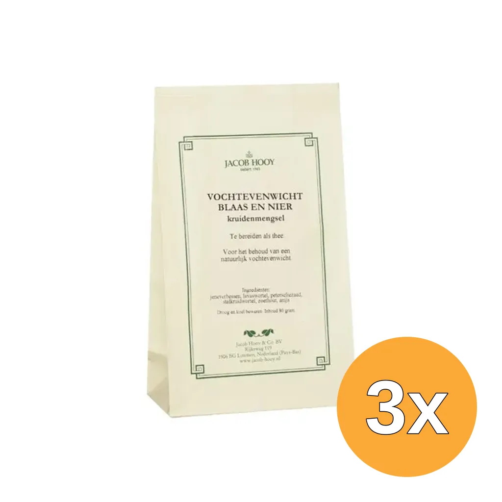 3x Jacob Hooy Vochtevenwicht (80 gr)