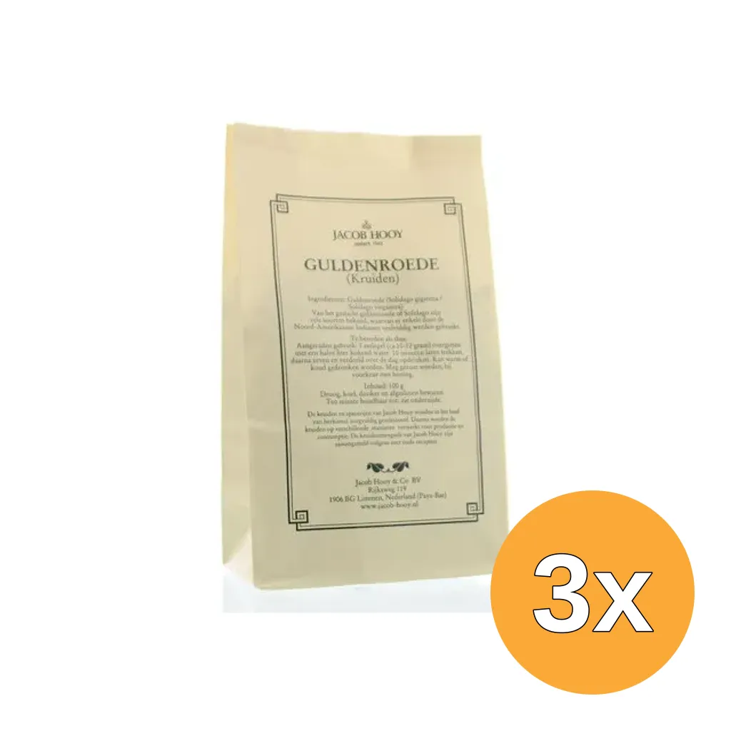 3x Jacob Hooy Guldenroede (100 gr)