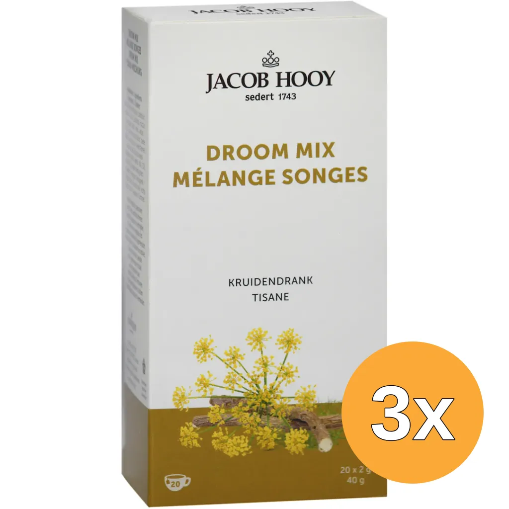 3x Jacob Hooy Droommix (20 stuks)