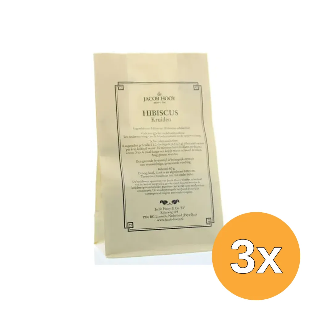 3x Jacob Hooy Hibiscus (60 gr)