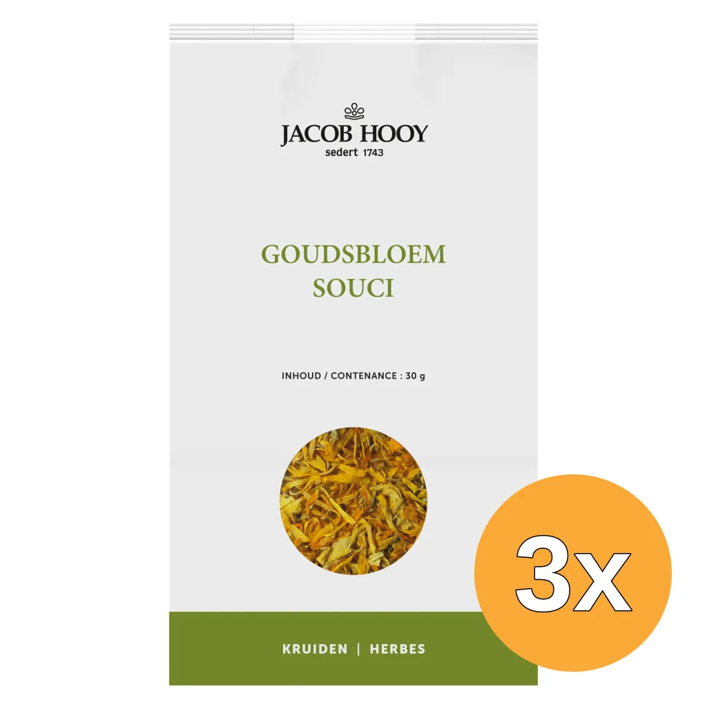 3x Jacob Hooy Goudsbloem (30 gr)