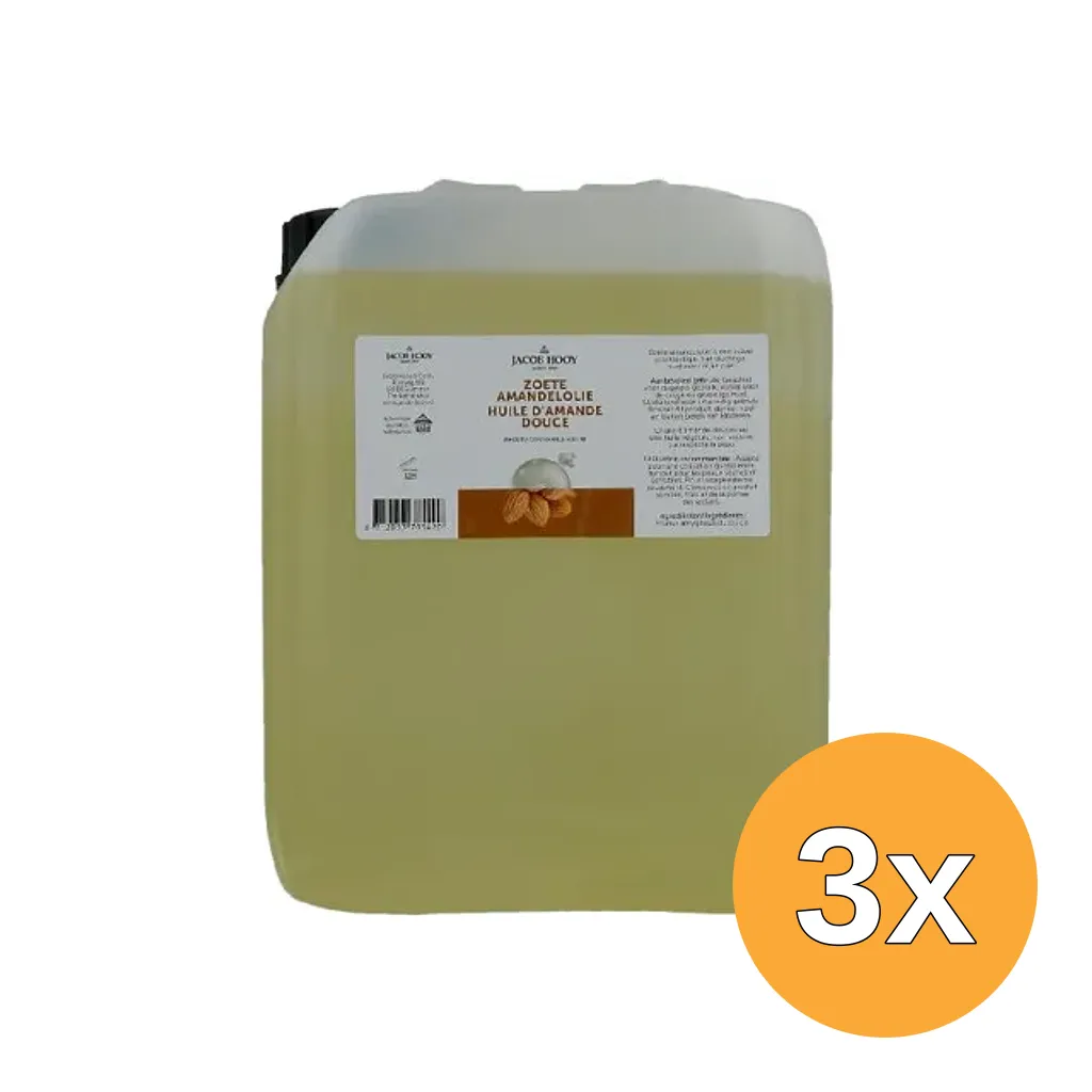3x Jacob Hooy Amandelolie zoet (5000 ml)