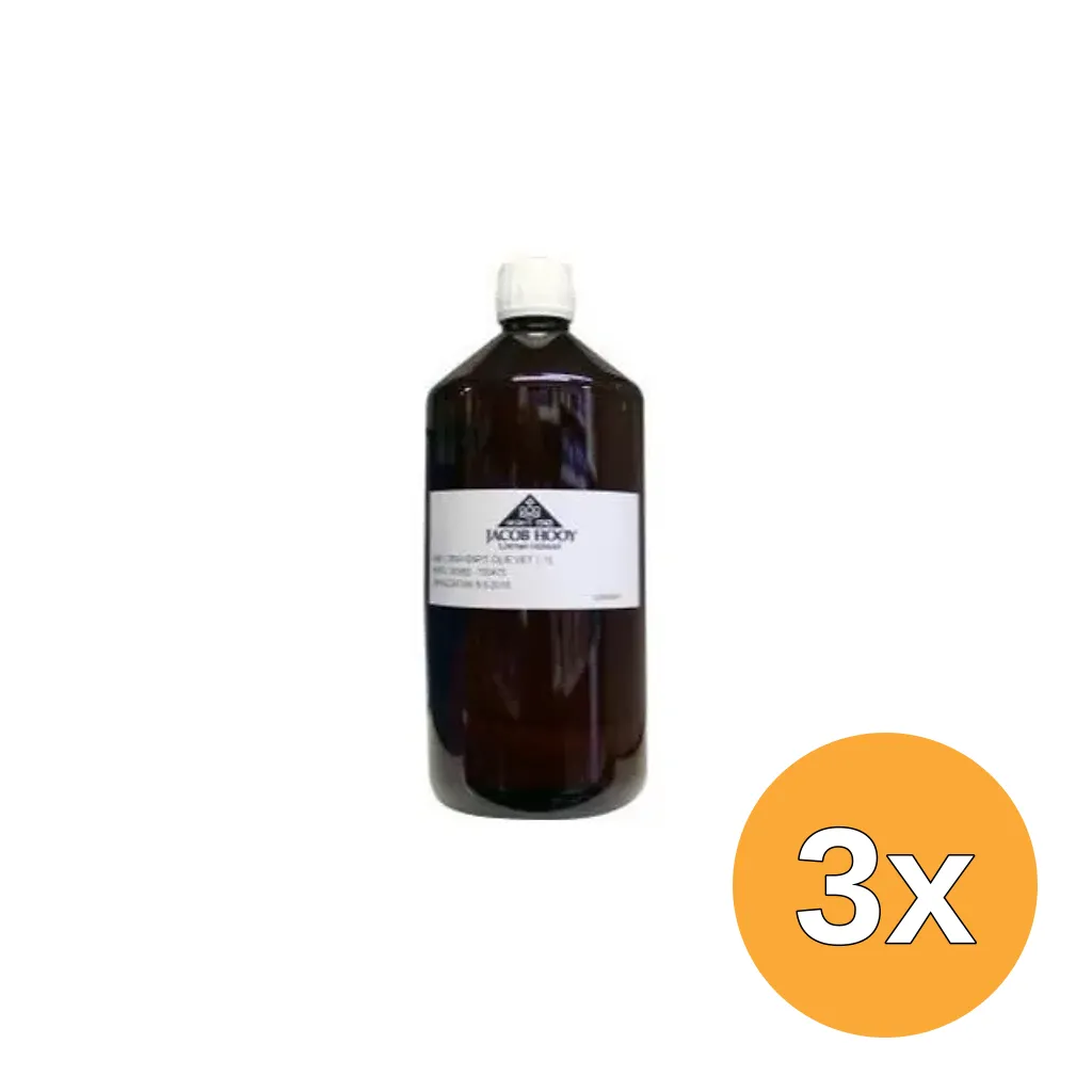 3x Jacob Hooy Terpentijn-Olie 100 (1000 ml)