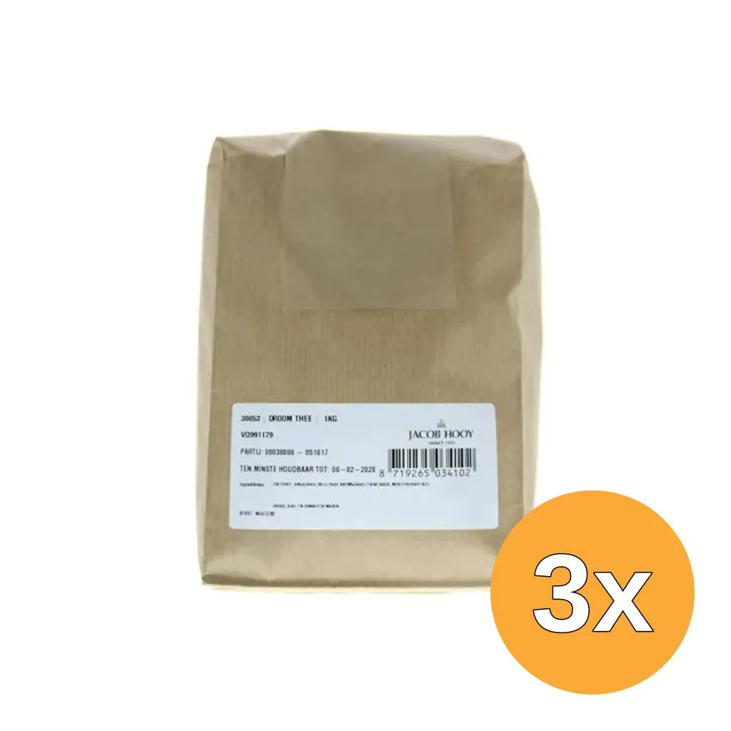 3x Jacob Hooy Droom Thee (1000 gr)