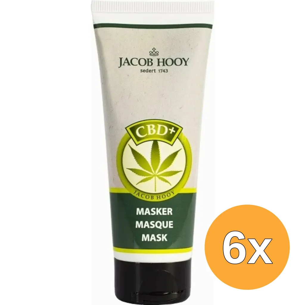 6x Jacob Hooy CBD Masker (75 ml)