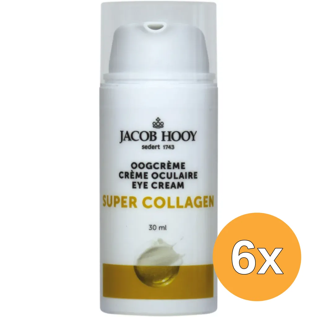 6x Jacob Hooy Super Collageen Oogcreme (30 ml)