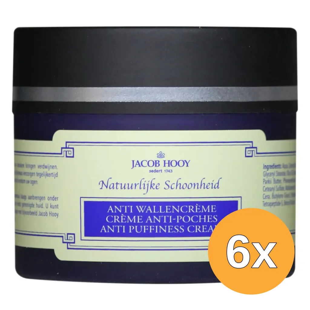 6x Jacob Hooy Wallencreme (150 ml)