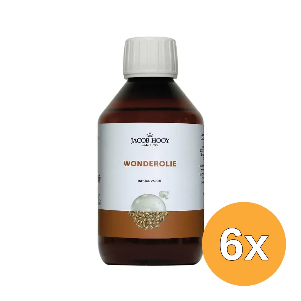 6x Jacob Hooy Wonderolie (250 ml)