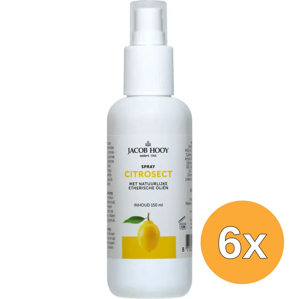 6x Jacob Hooy Citrosect spray (150 ml)