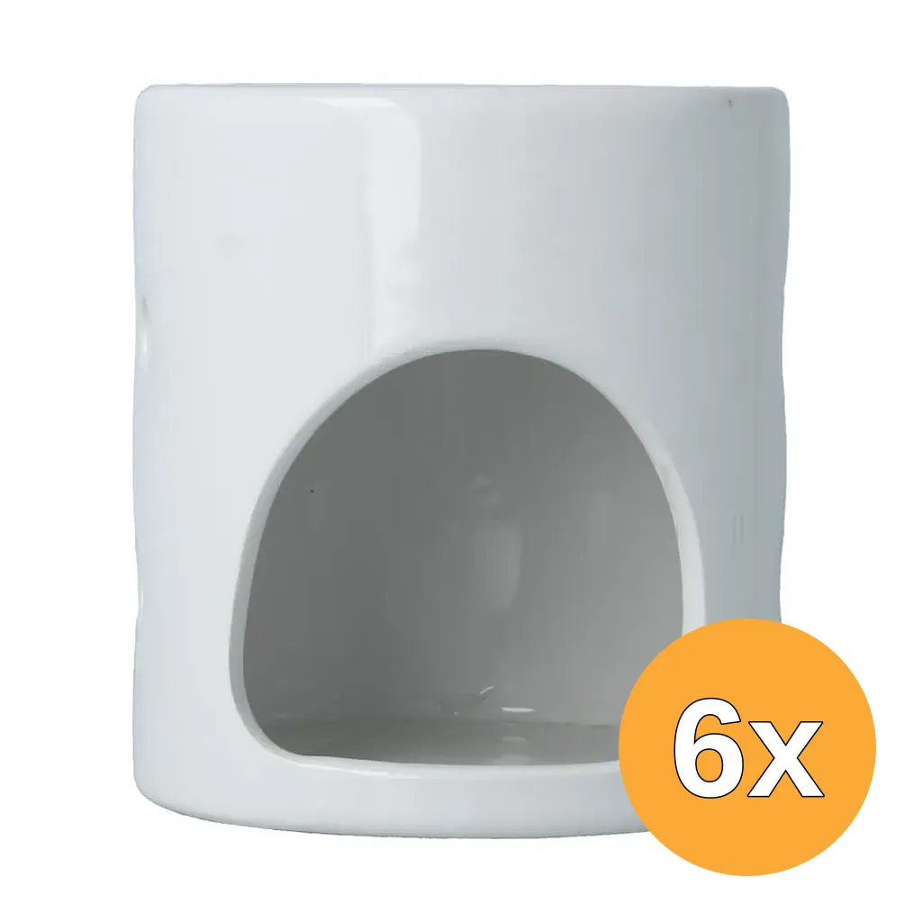 6x Jacob Hooy Oliebrander Porselein Assorti (1 stuk)