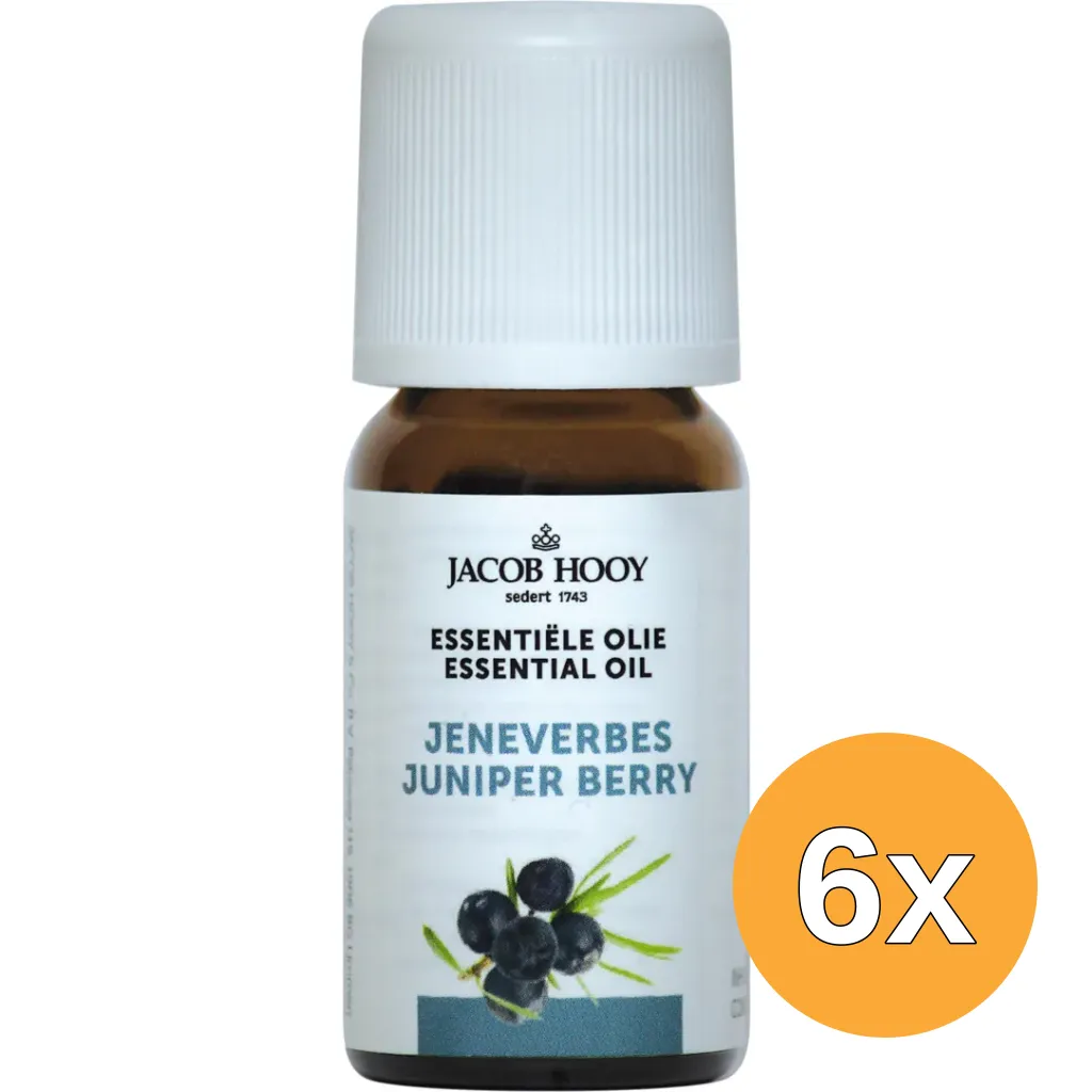 6x Jacob Hooy Jeneverbes olie (10 ml)
