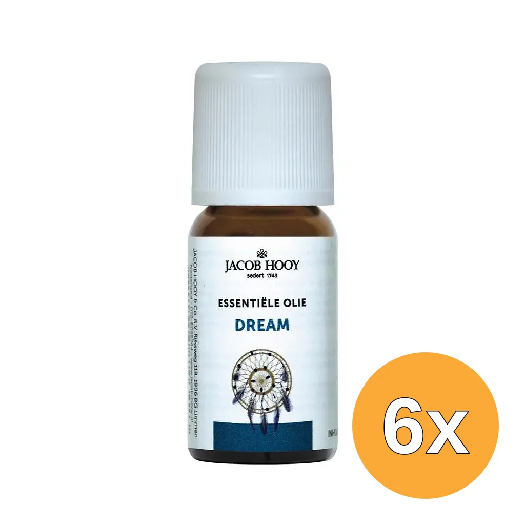 6x Jacob Hooy Dream olie (10 ml)