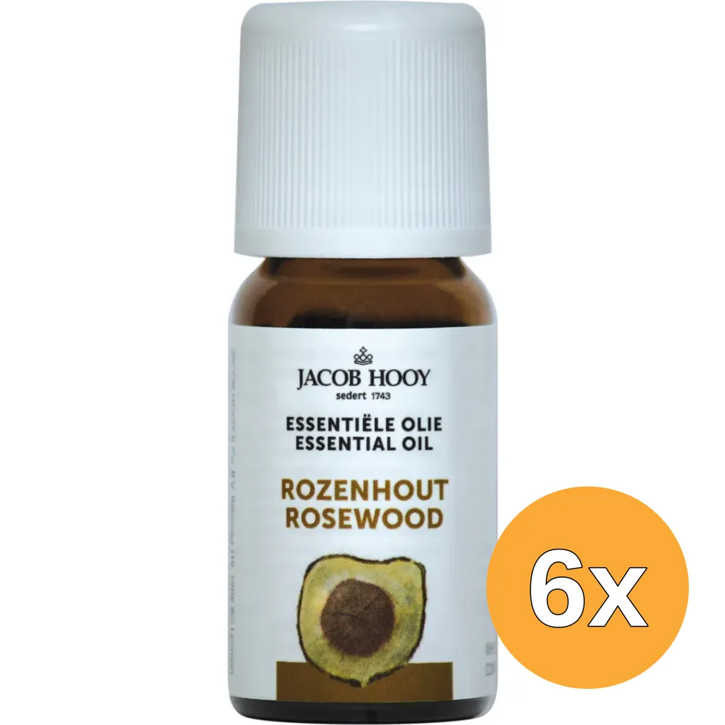 6x Jacob Hooy Rozenhout olie (10 ml)