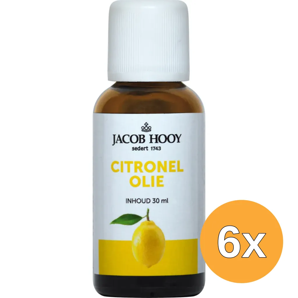 6x Jacob Hooy Citronelolie (30 ml)