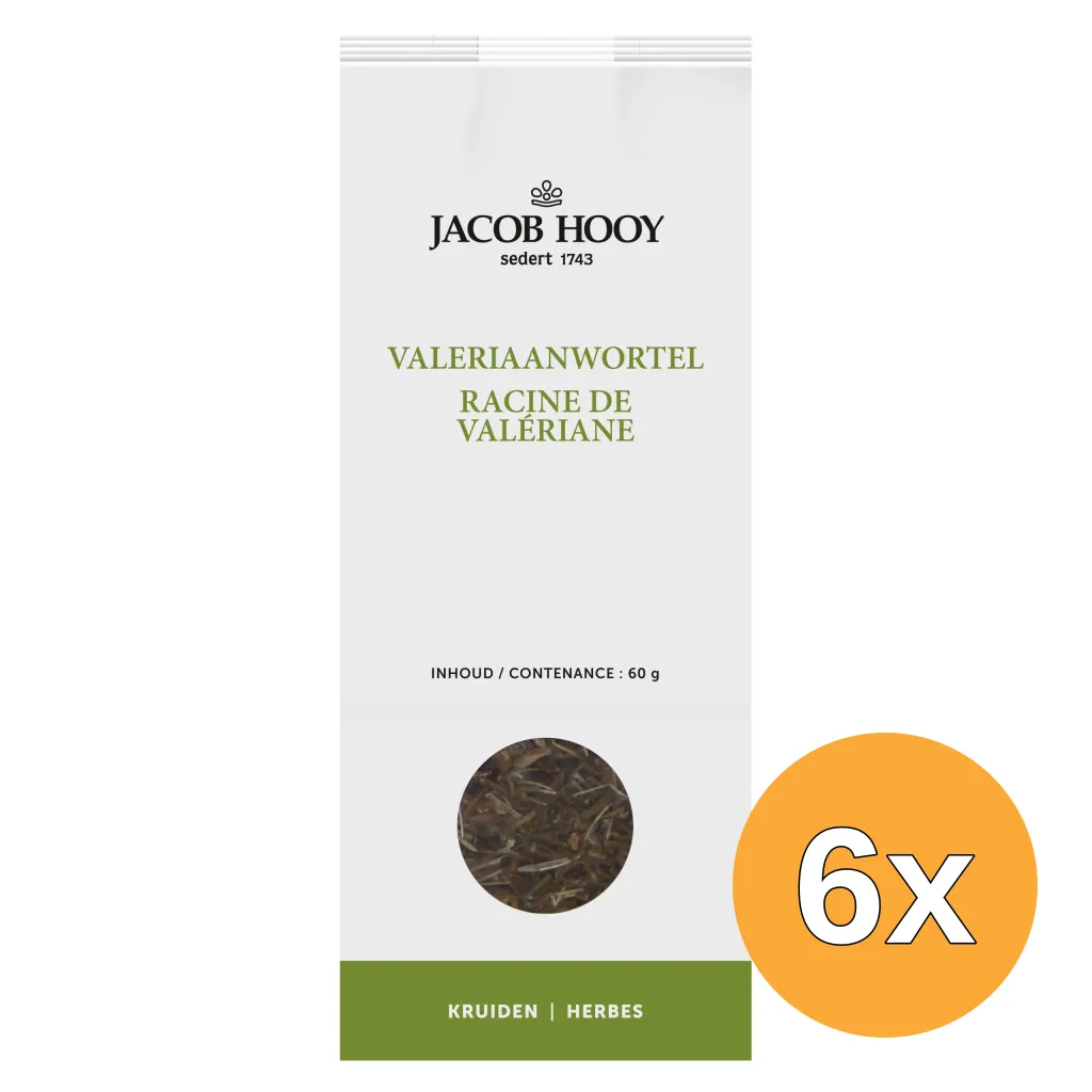 6x Jacob Hooy Valeriaanwortel (60 gr)