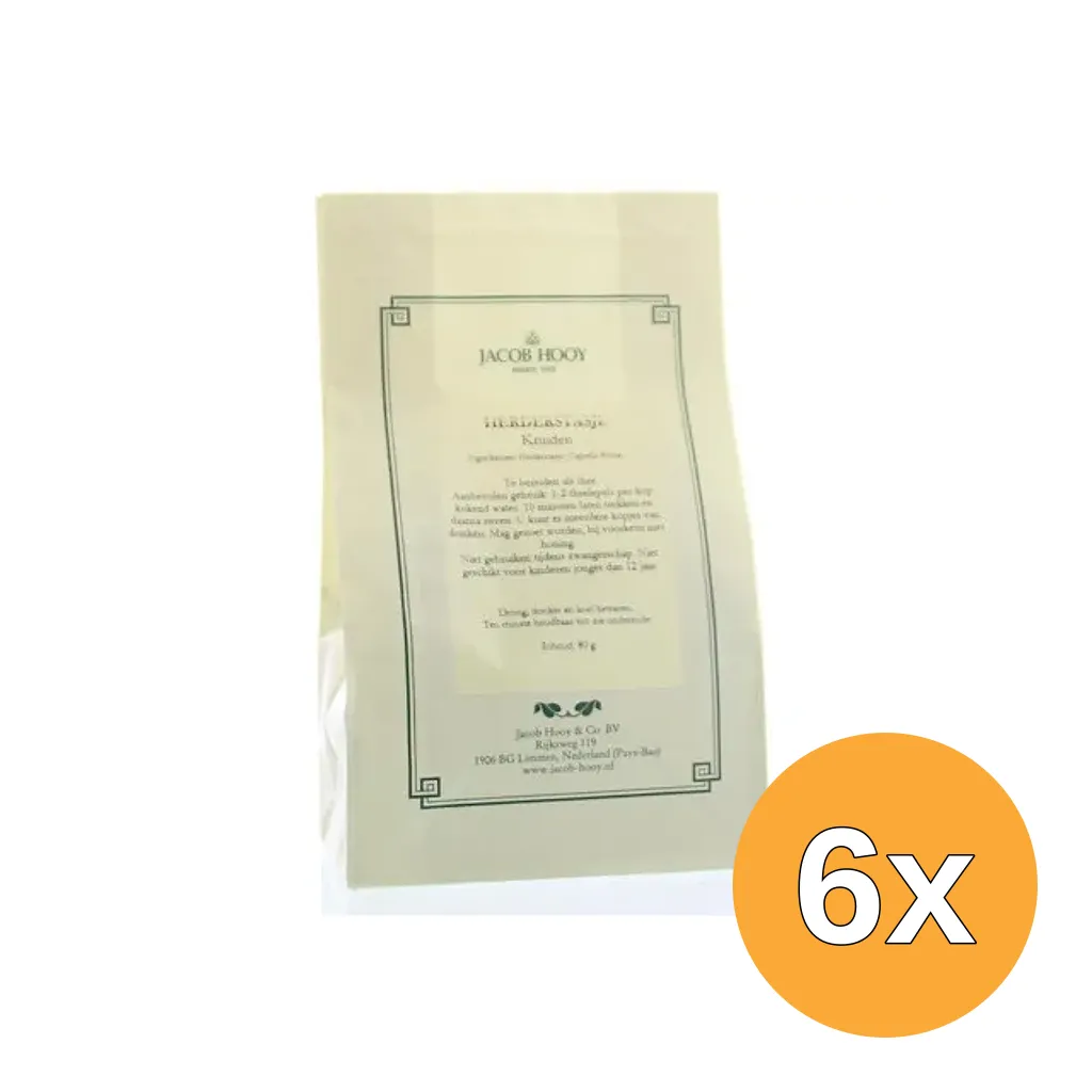 6x Jacob Hooy Herderstasje Thee (80 gr)