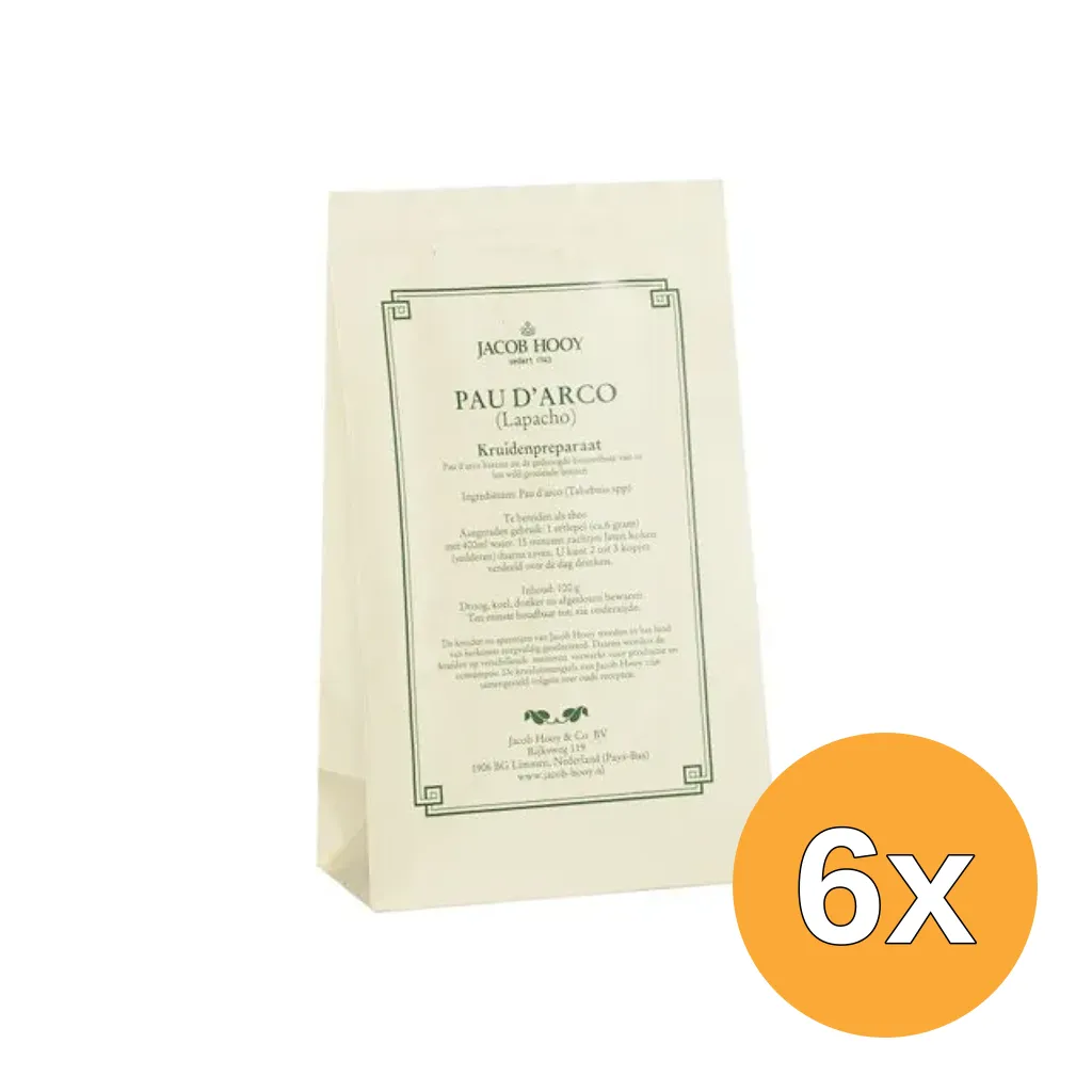 6x Jacob Hooy Pau d' Arco (100 gr)