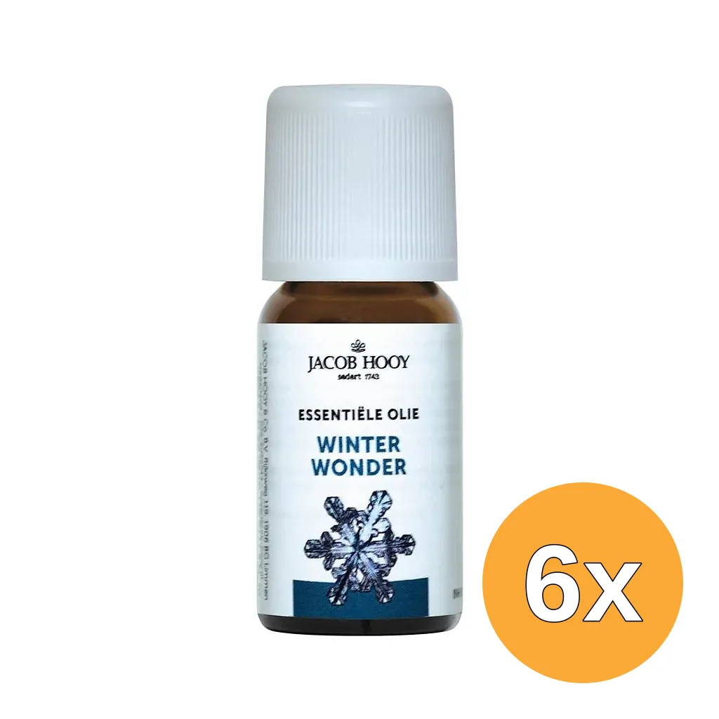 6x Jacob Hooy Winter wonder olie (10 ml)