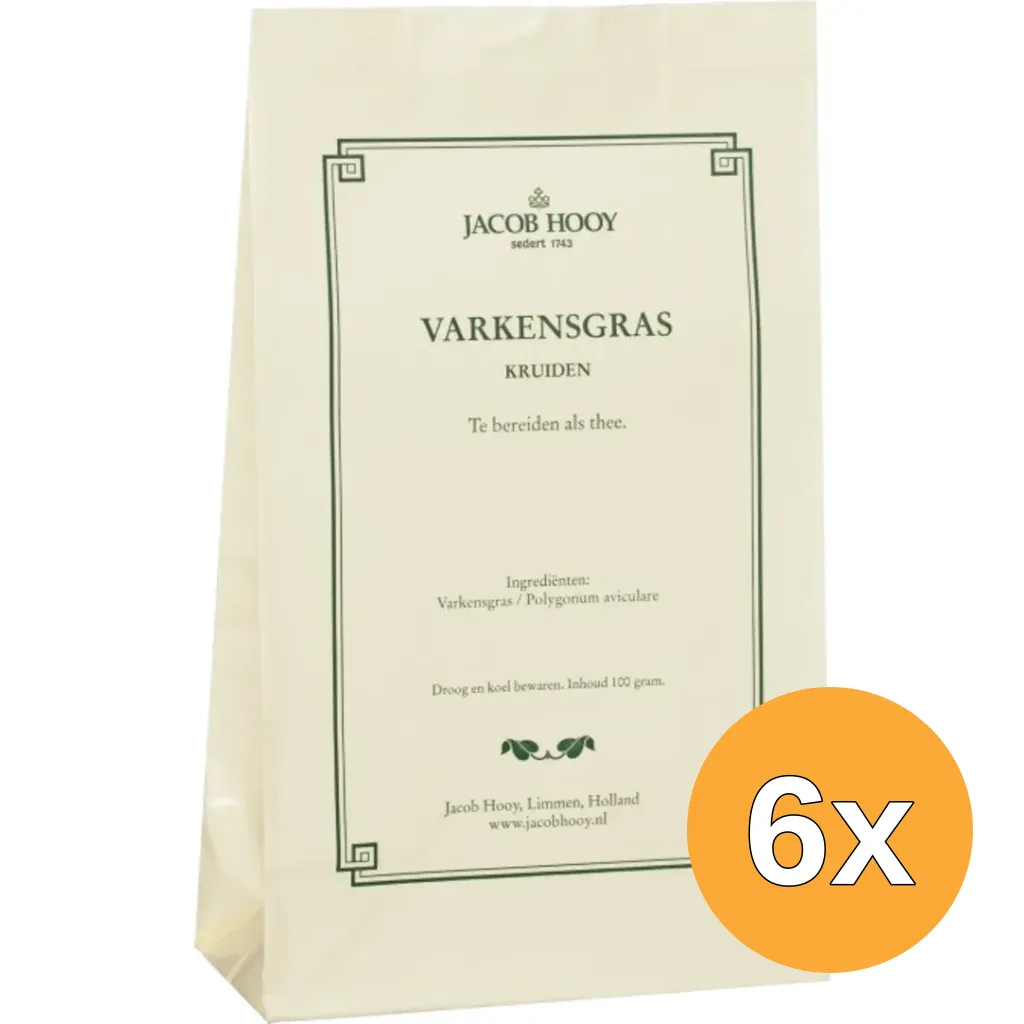 6x Jacob Hooy Varkensgras (100 gr)