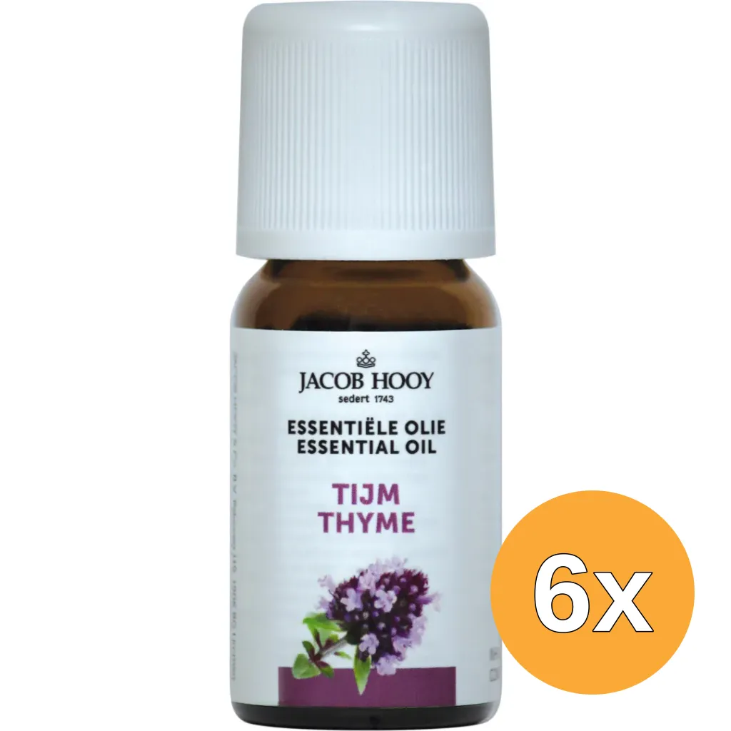 6x Jacob Hooy Thijm olie (10 ml)
