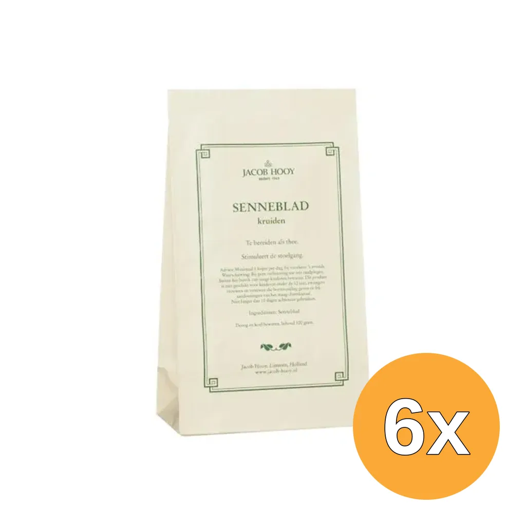 6x Jacob Hooy Senneblad Thee (100 gr)