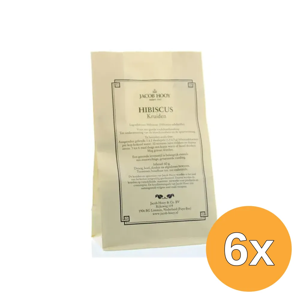 6x Jacob Hooy Hibiscus (60 gr)