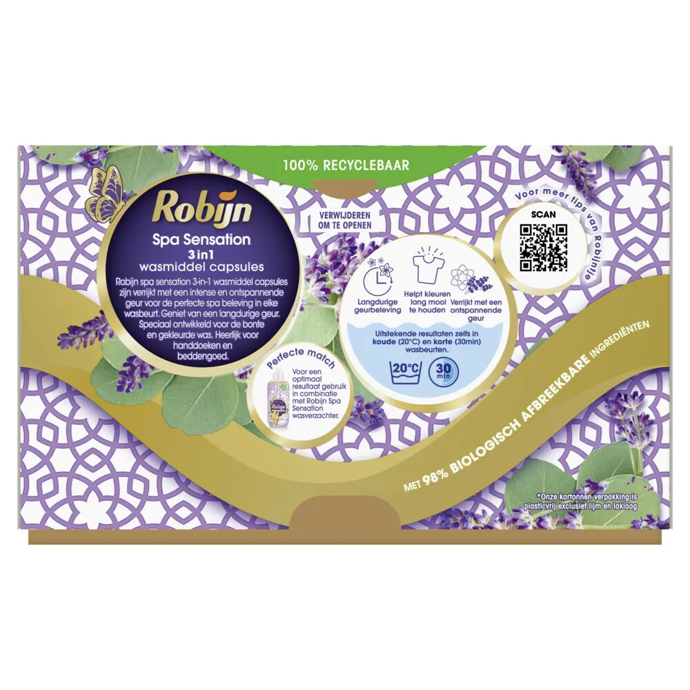 Robijn Wasmiddel Capsules - Spa Sensation (15 capsules)